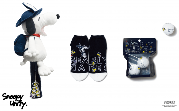 SNOOPY×PEARLY GATES】SNOOPY ワッペン ホワイト （PEARLYGATES 