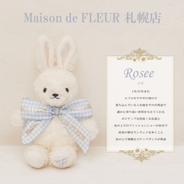 10ème anniversaire】店舗限定うさぎぬいぐるみ🐰❄ | メゾンド